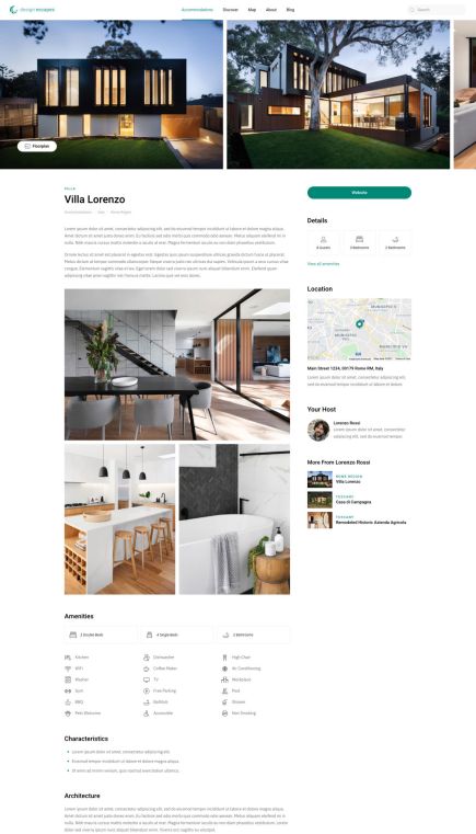 Design Escapes WordPress Theme Post Custom Layout