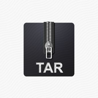 Archive Black Tar Icon