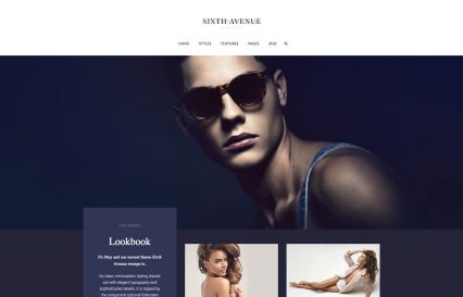 Sixth Avenue Joomla Template Azure Style