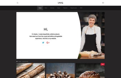 Uniq Joomla Template Bakery Style