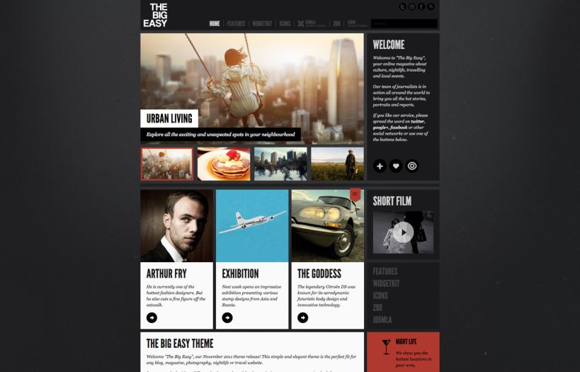 Big Easy WordPress Theme