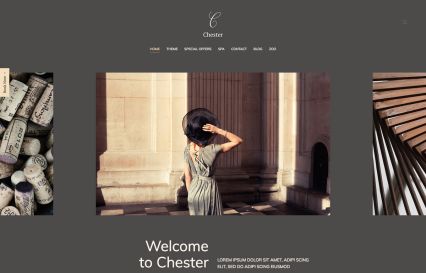 Chester Joomla Template Dark Style