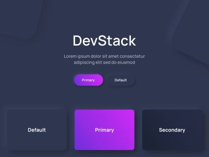 DevStack WordPress Theme Dark Purple Style