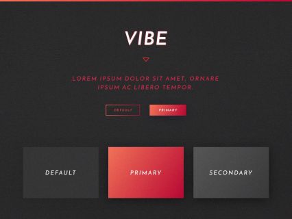 Vibe Joomla Template Dark Red Style