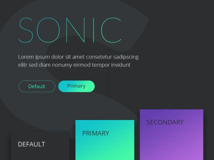 Sonic Joomla Template Dark Turquoise Style