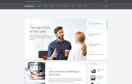 Monday Joomla Template Default Style