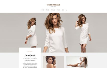 Sixth Avenue WordPress Theme Default Style