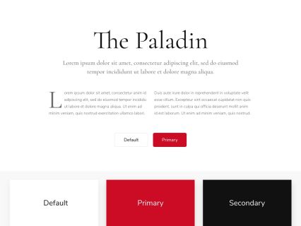 Paladin Joomla Template Default Style