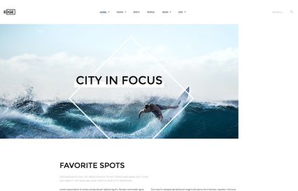 Edge WordPress Theme Default Style