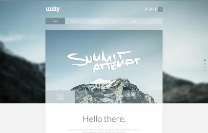 Unity Joomla Template Dove Style