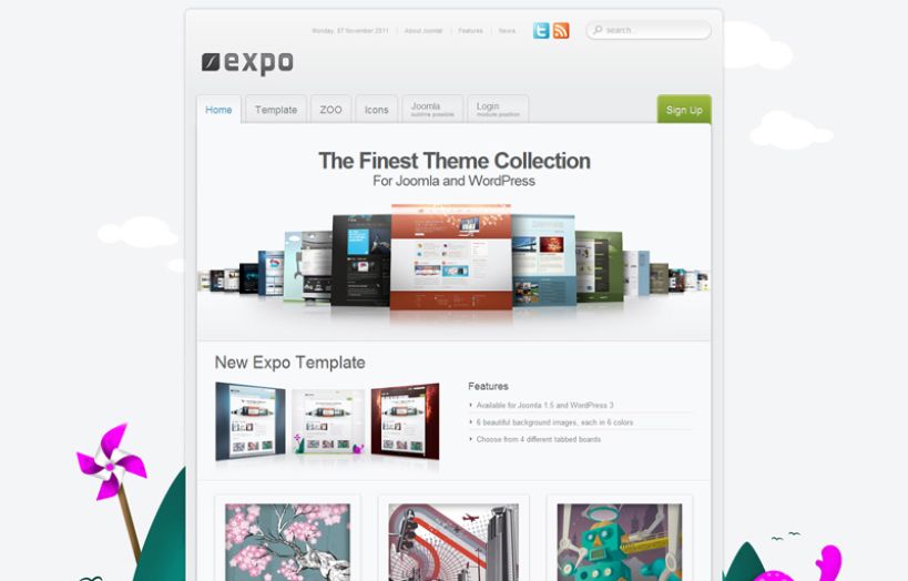 Expo Joomla Template