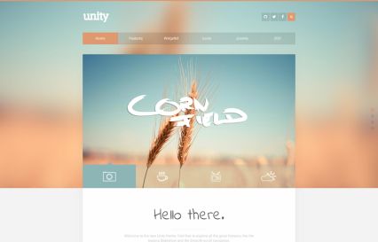 Unity WordPress Theme Fawn Style