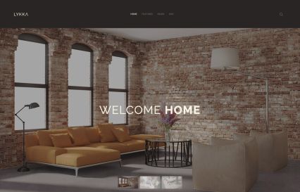 Lykka WordPress Theme Gold Style