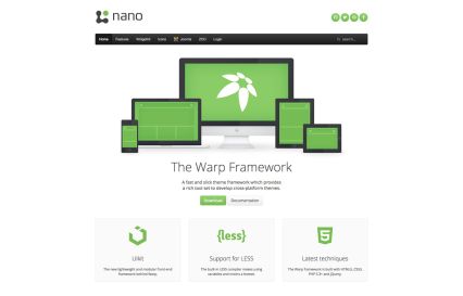 Nano 3 Joomla Template Green Style