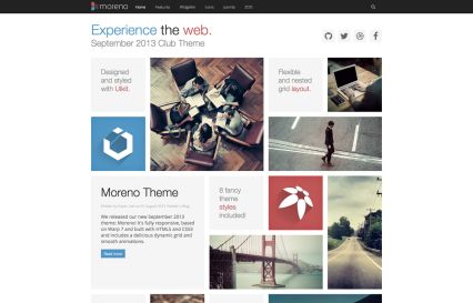 Moreno Joomla Template Grey Style