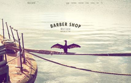 Moustache WordPress Theme Harbor Style