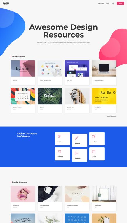 Design Bites Joomla Template Home Layout