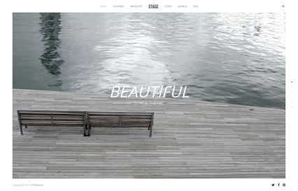 Stage WordPress Theme Iceblue Style