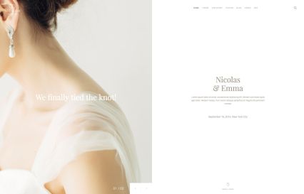 Nic & Em WordPress Theme Jewellery Style