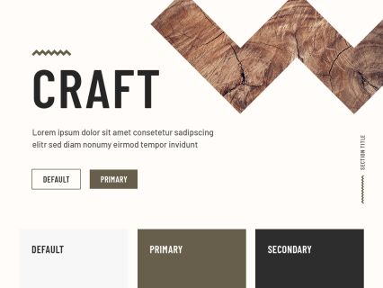 Craft Joomla Template Light Beige Style