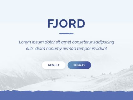 Fjord Joomla Template Light Blue Style