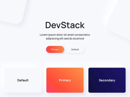 DevStack WordPress Theme Light Orange Style