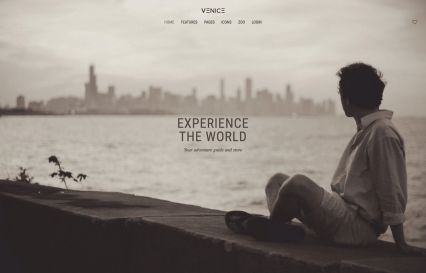 Venice Joomla Template Lilac Style