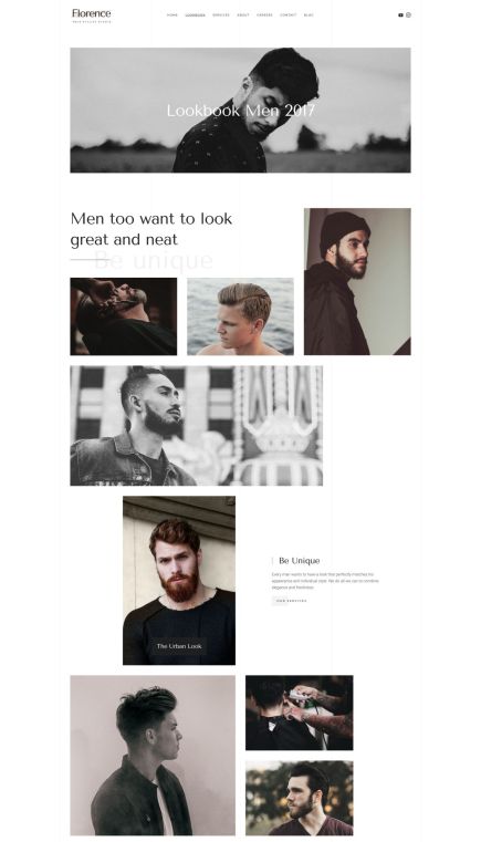 Florence WordPress Theme Gallery Layout