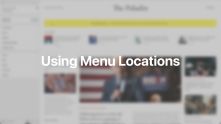 Menu Locations Documentation Video for WordPress