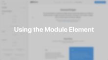 Module Element Documentation Video for Joomla