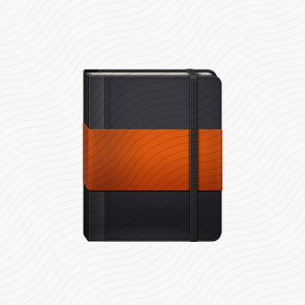 Moleskin Orange Icon