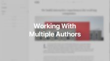 Multi-Author Workflow Documentation Video for WordPress