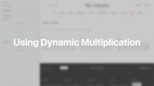 Dynamic Multiplication Documentation Video for Joomla