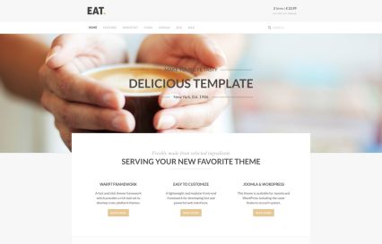 Eat WordPress Theme Ocher Style