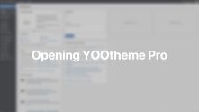 Open YOOtheme Pro Documentation Video for WordPress