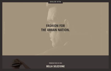 Dolce Vita WordPress Theme Oro Style