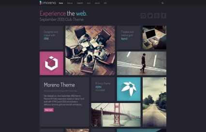 Moreno WordPress Theme Pink Style