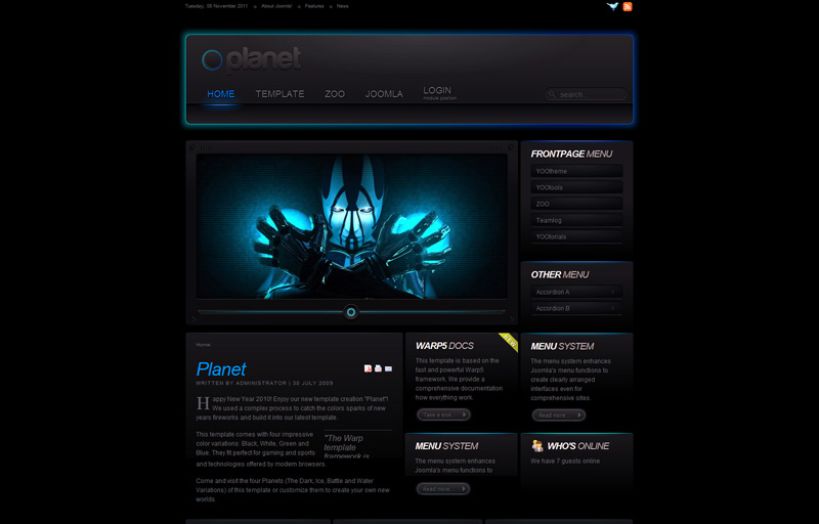 Planet WordPress Theme