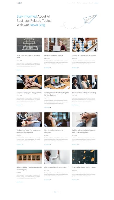 Summit Joomla Template Index Layout