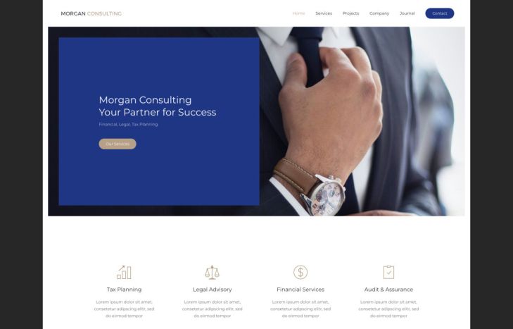 Morgan Consulting Joomla Template