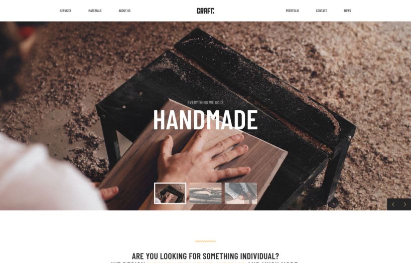 Craft WordPress Theme