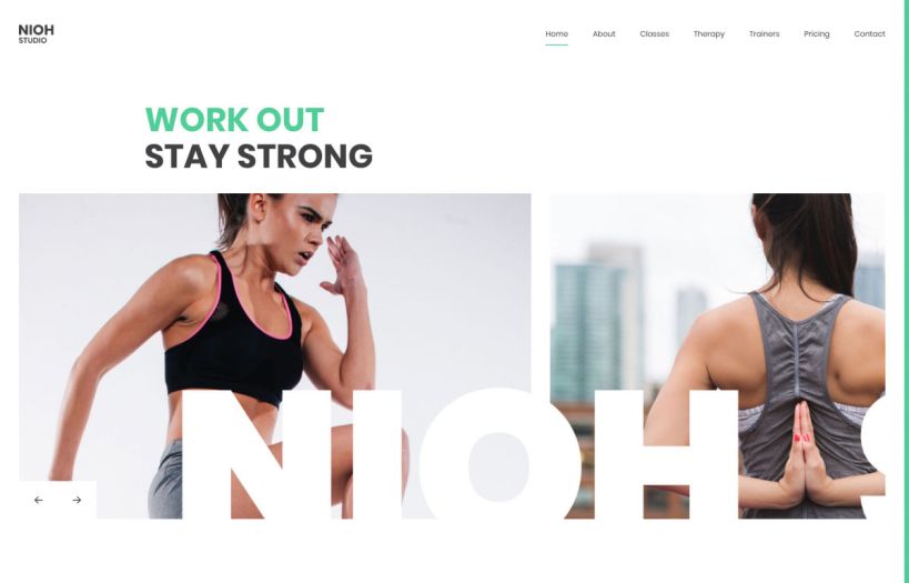 Nioh Studio WordPress Theme