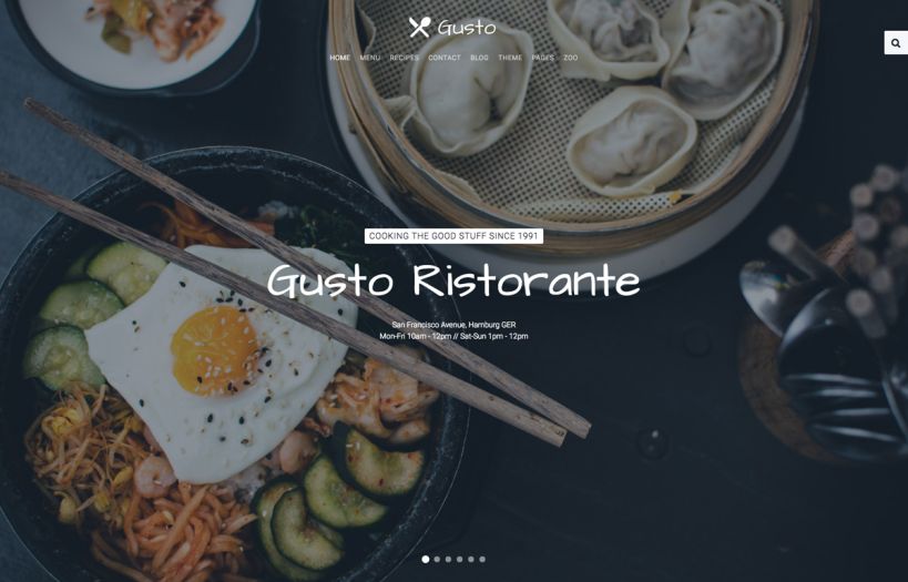 Gusto Joomla Template