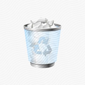 Recycle Bin Full Icon