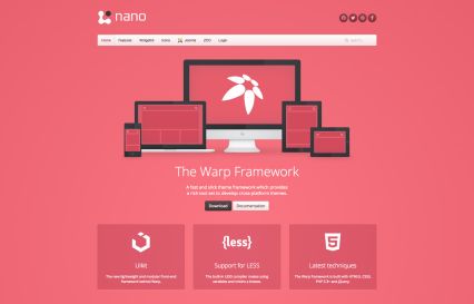 Nano 3 WordPress Theme Red Style