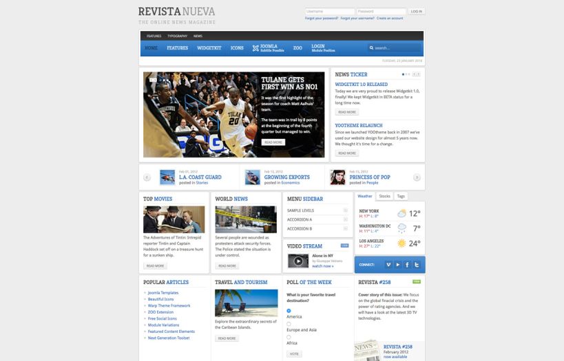 Revista Joomla Template