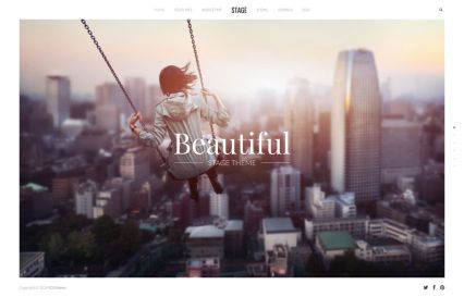 Stage WordPress Theme Rose Style