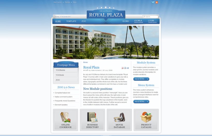 Royal Plaza Joomla Template