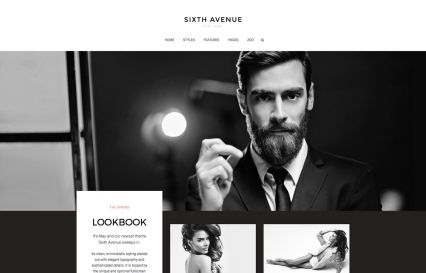 Sixth Avenue Joomla Template Ruby Style