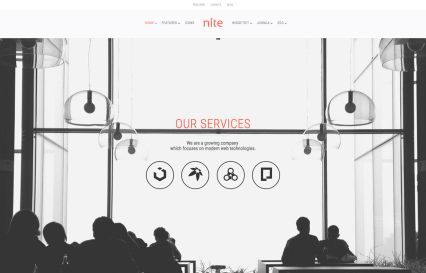 Nite WordPress Theme Salmon Style